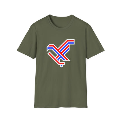 Unisex Softstyle T-Shirt - 2026 Stick Eagle - 2 sided (several color options)