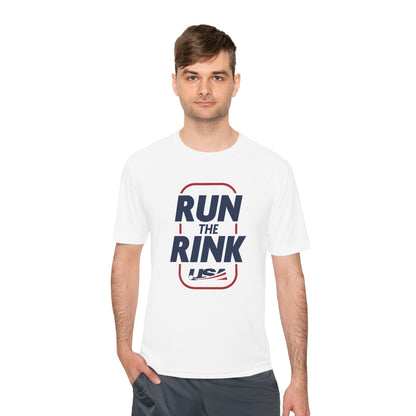 Unisex Moisture Wicking Tee - Run the Rink