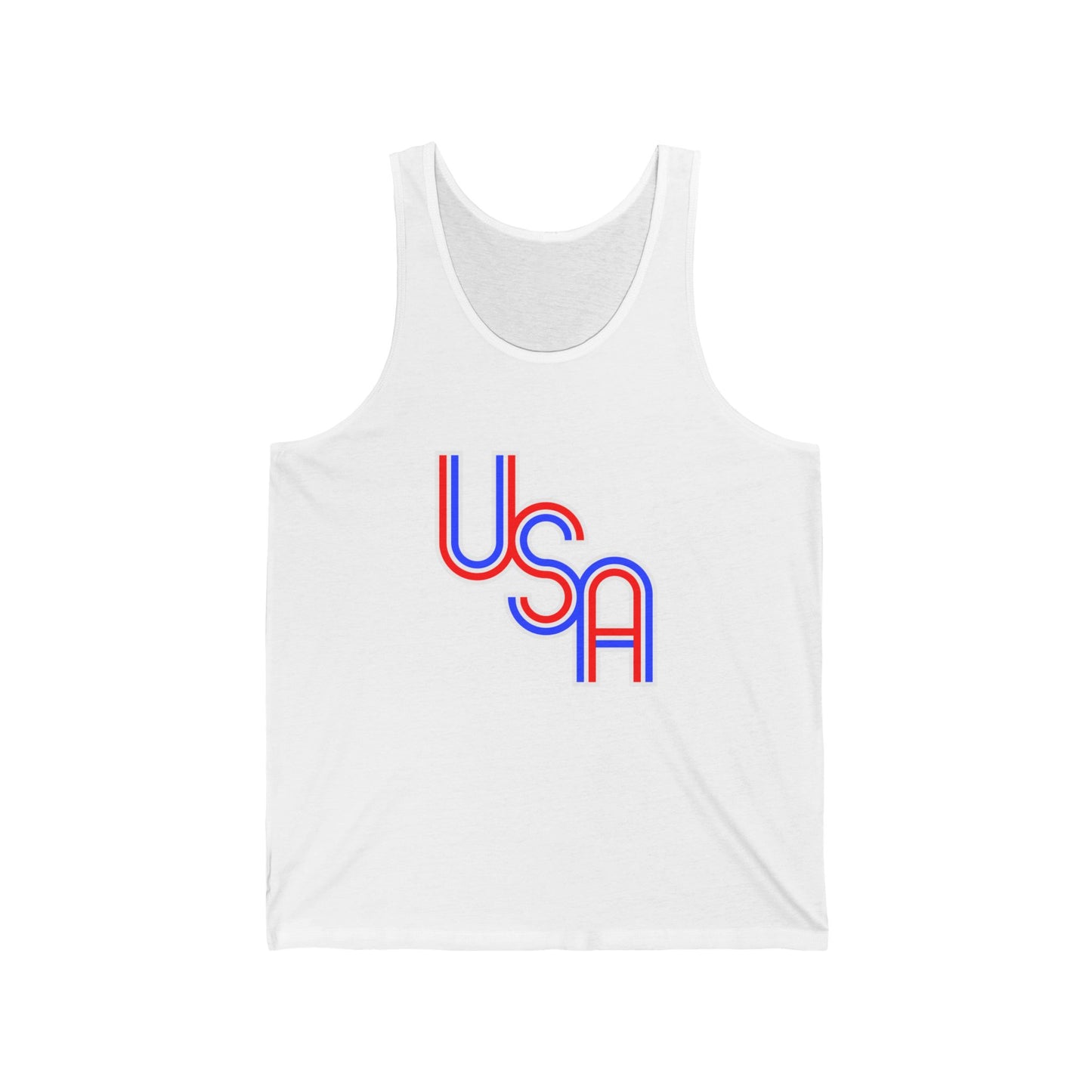 Unisex Jersey Tank - 2026 USA - 2 sided (several color options)