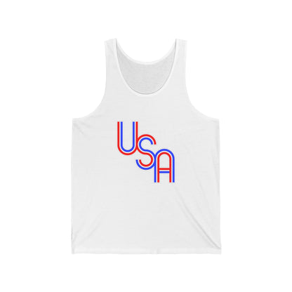 Unisex Jersey Tank - 2026 USA - 2 sided (several color options)