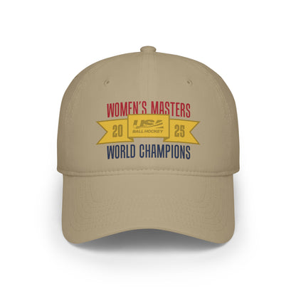 Women's Masters 2025 World Champions Baseball Cap