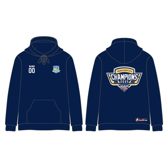 NJ FS Gold Medal Champs Stitched Hoodie - U15 Boys