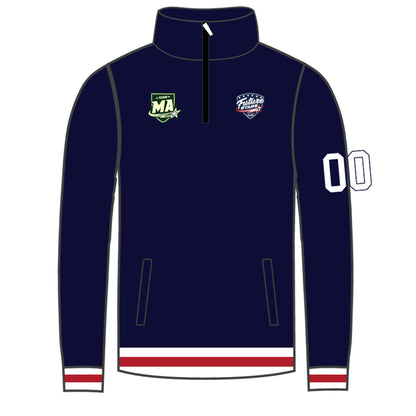 Future Stars Customizable 1/4 Zip Pullover -MA Emblem