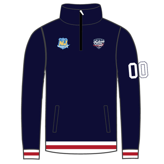 Future Stars Customizable 1/4 Zip Pullover - NJ Emblem