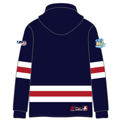 Future Stars Navy Hoodie NJ Emblem