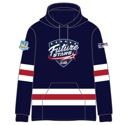 Future Stars Navy Hoodie NJ Emblem