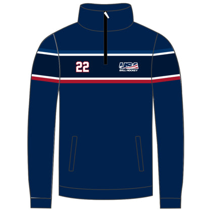 National Team 1/4 Zip Pullover - Jersey Match