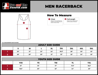 2026 USA Customizable Blue Racerback Tank Top