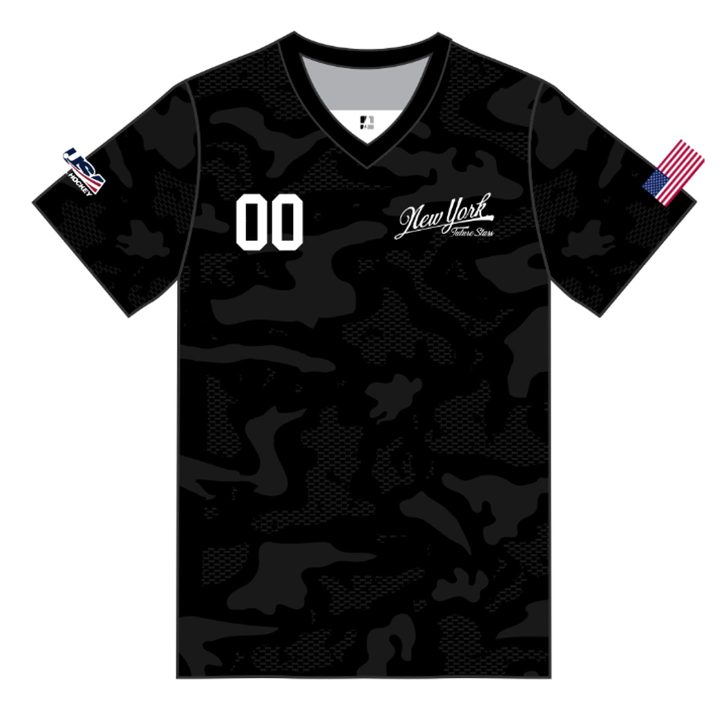 NY Future Stars Customizable Camo Short Sleeve