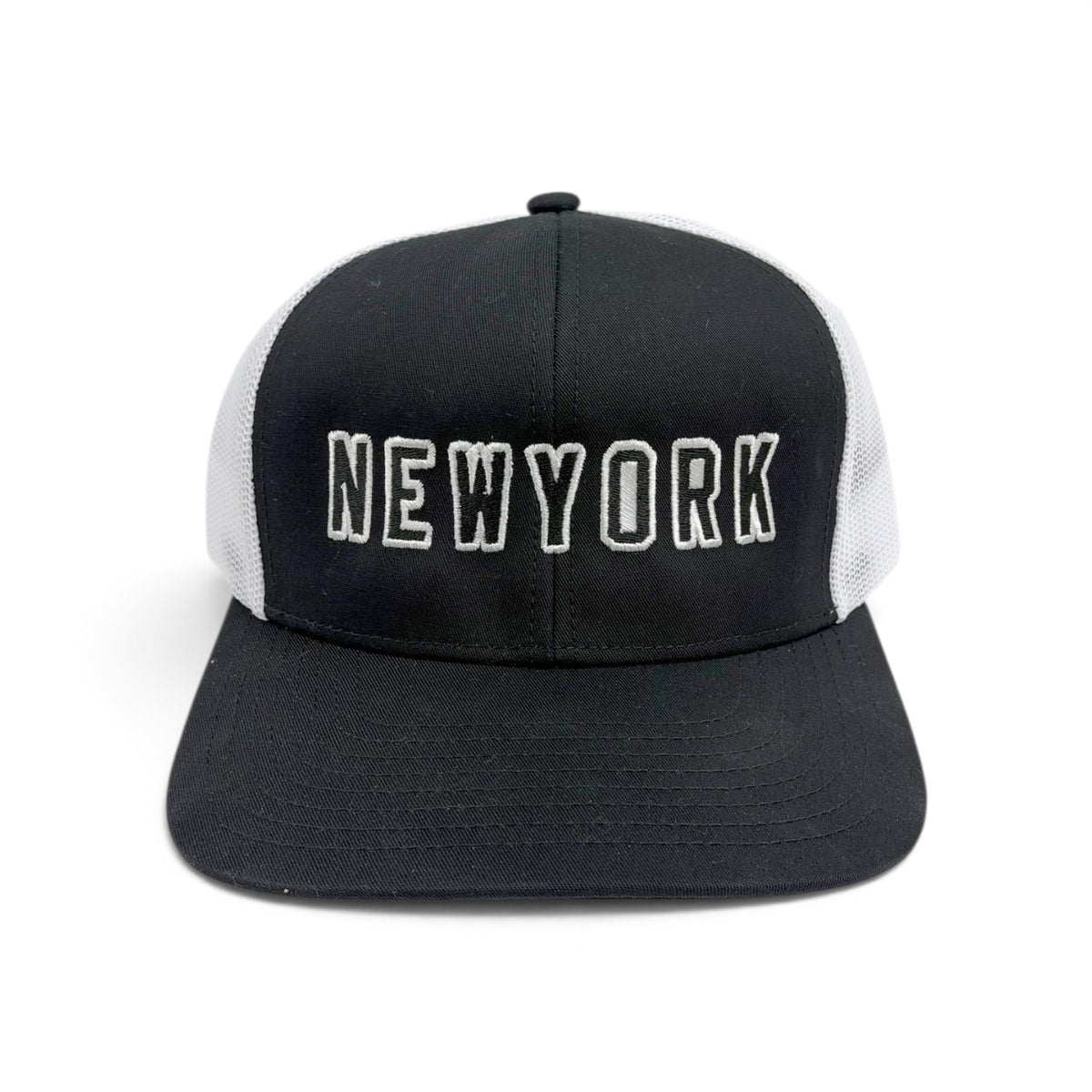 NY FS Embroidered Trucker Hat - Block Letters (3 colors)