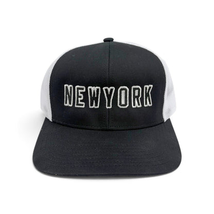NY FS Embroidered Trucker Hat - Block Letters (3 colors)