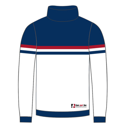 National Team 1/4 Zip Pullover - Navy/White