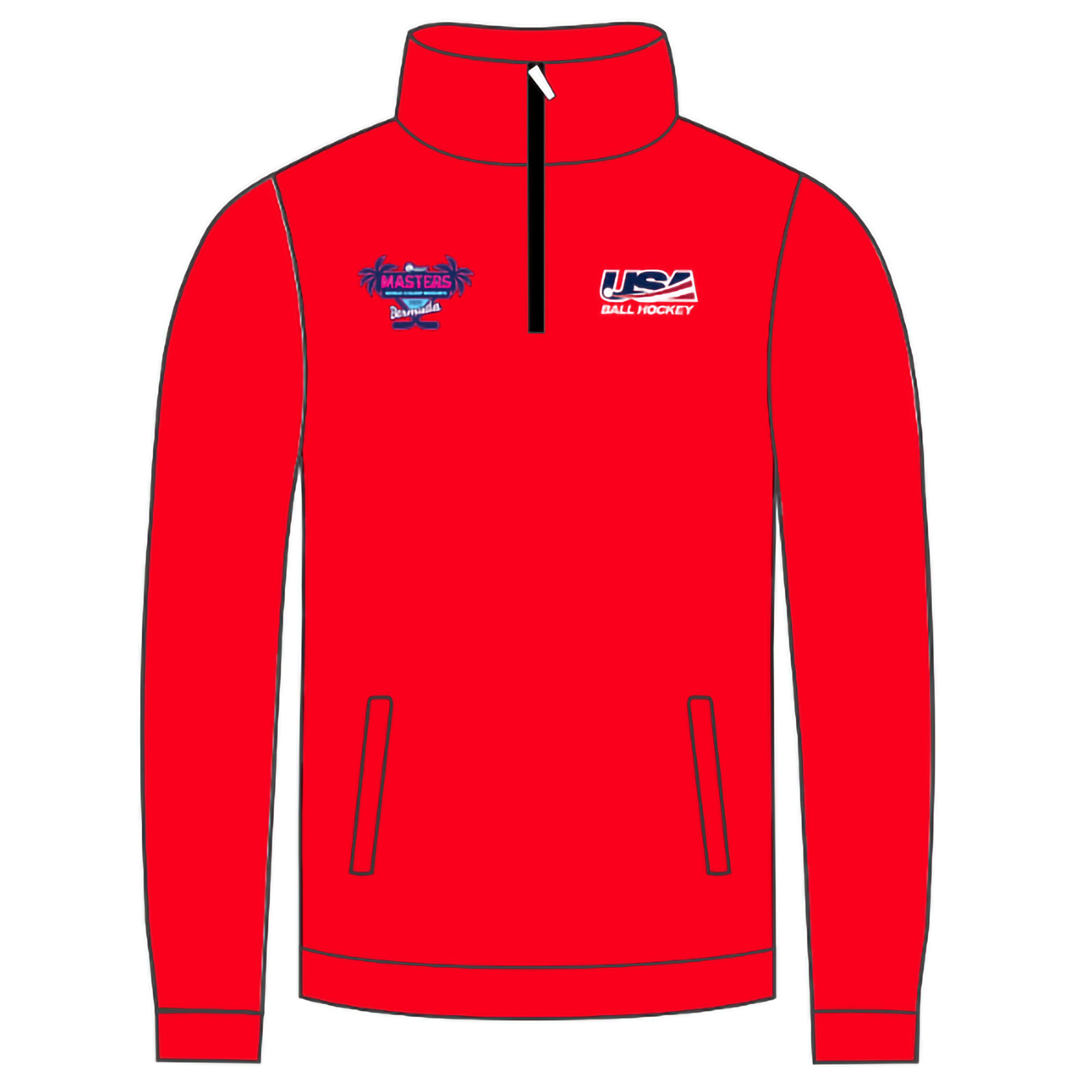 2025 Men's Masters Team 1/4 Zip Pullover (3 color options) – USA