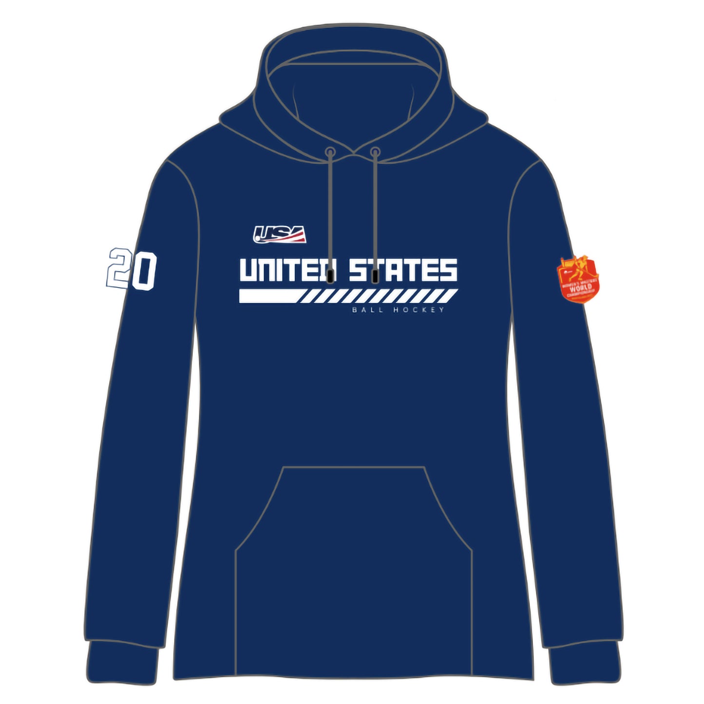 2025 Women's Masters Team Navy Hoodie