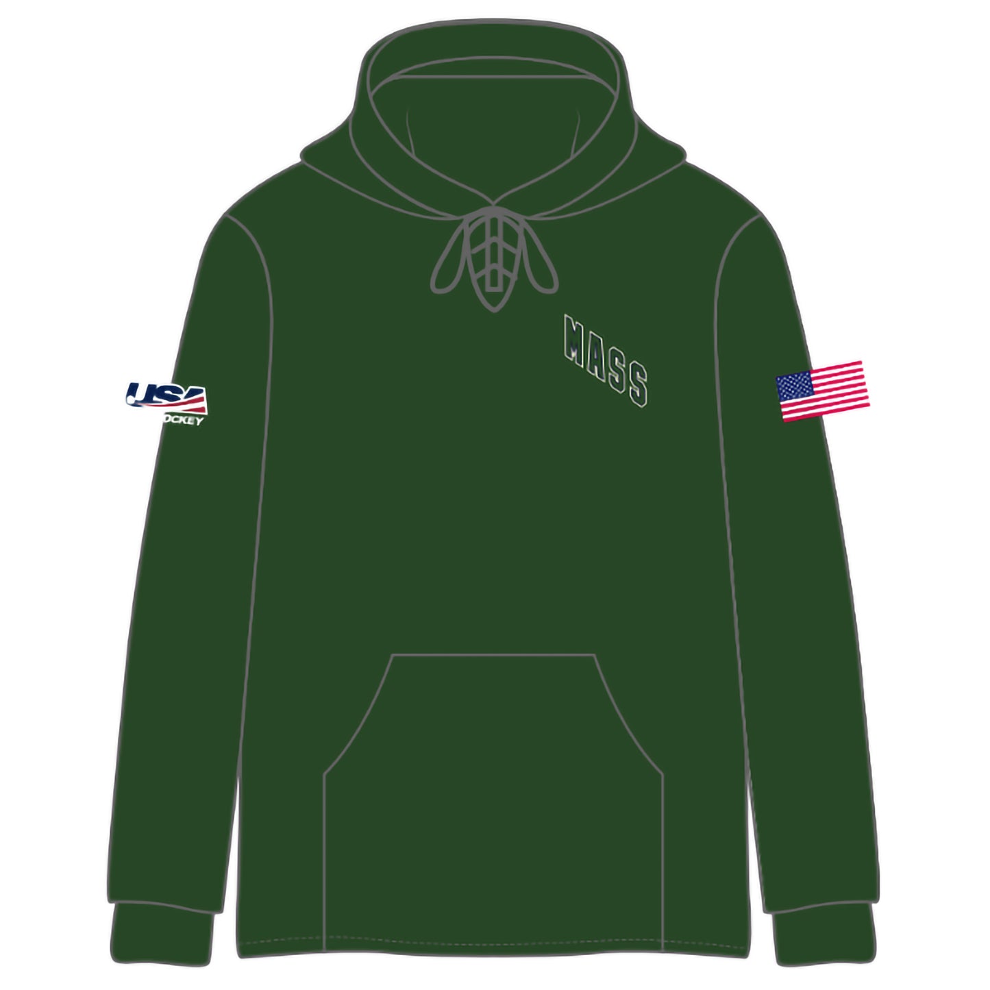 MA FS Team Text Stitched Hoodies (4 color options)