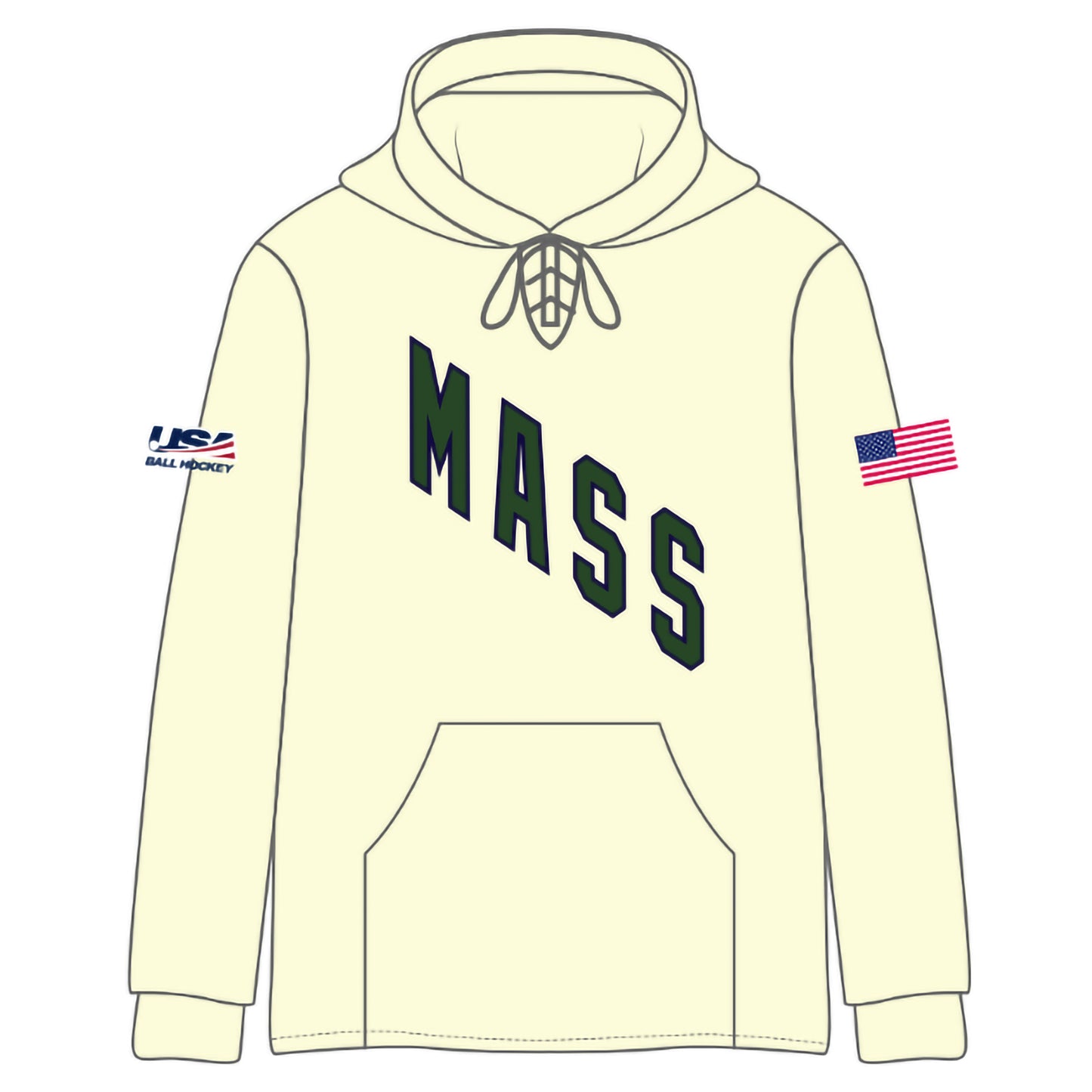 MA FS Team Text Stitched Hoodies (4 color options)