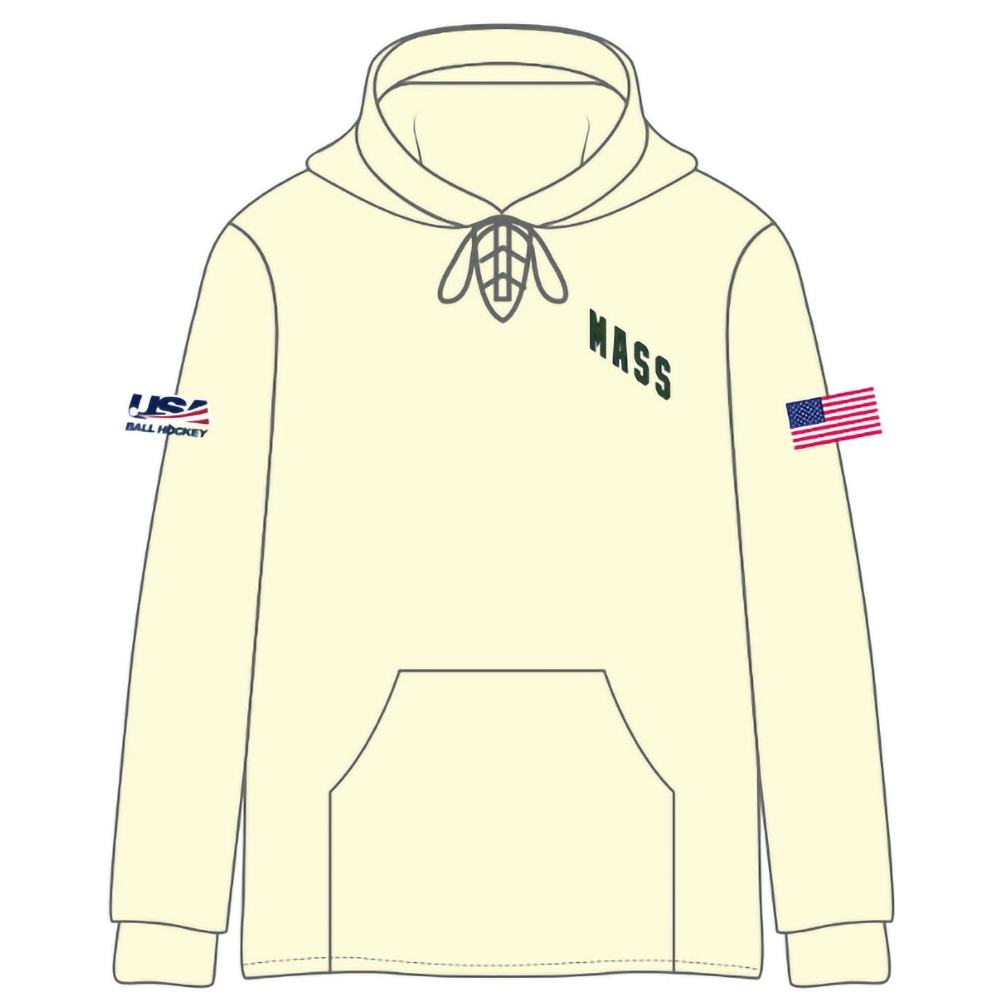 MA FS Team Text Stitched Hoodies (4 color options)