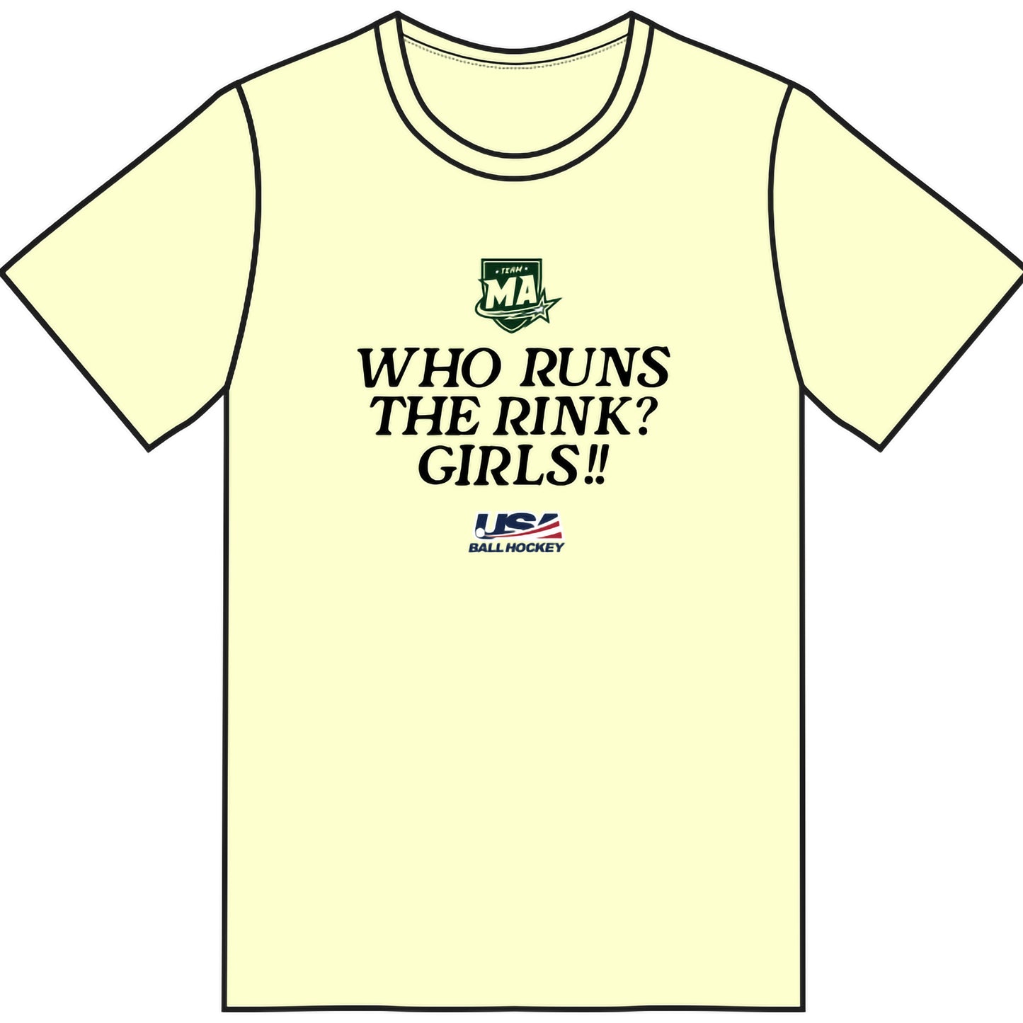 MA Future Stars T Shirt - Who Runs the Rink? (4 color options)