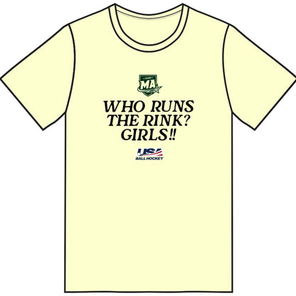 MA Future Stars T Shirt - Who Runs the Rink? (4 color options)