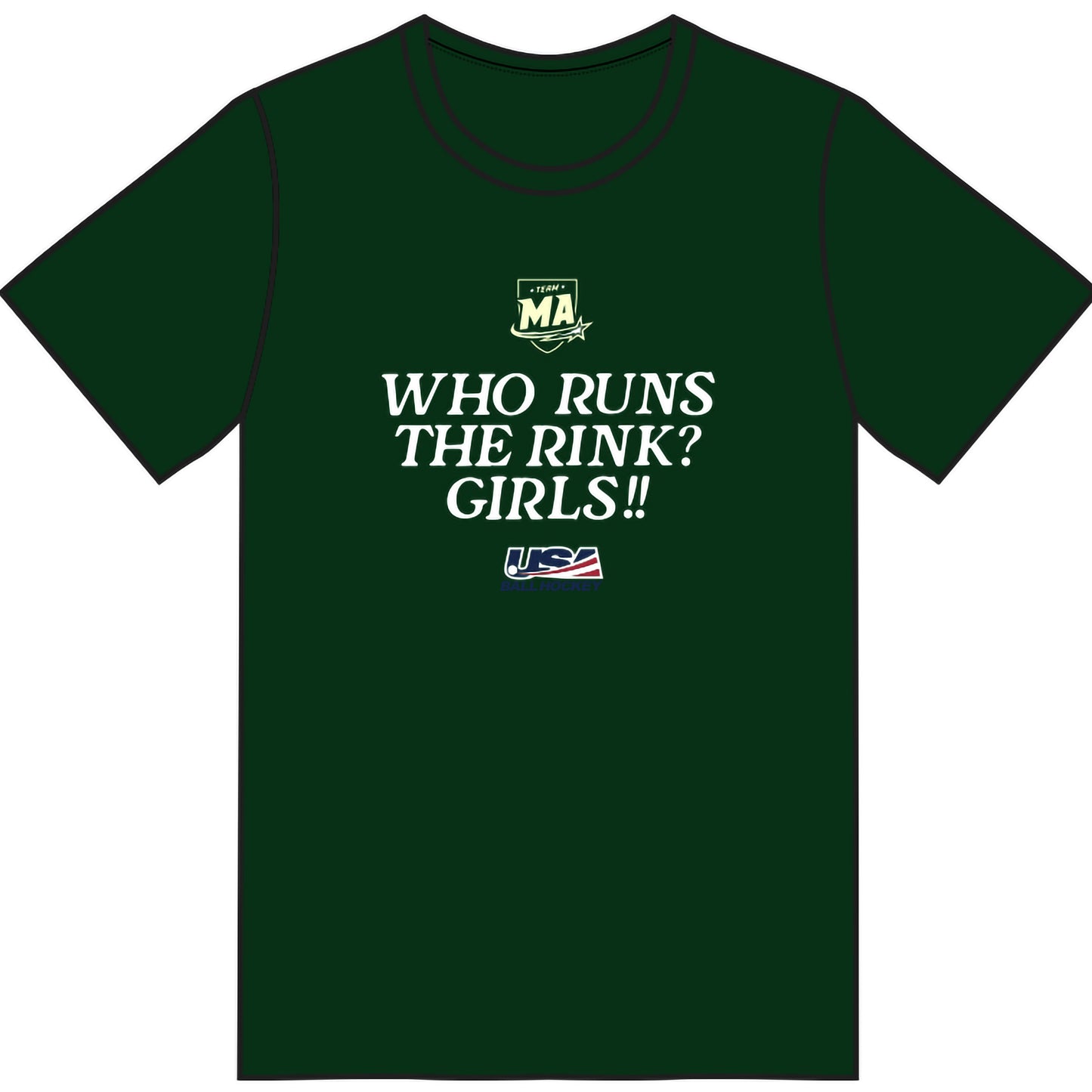 MA Future Stars T Shirt - Who Runs the Rink? (4 color options)