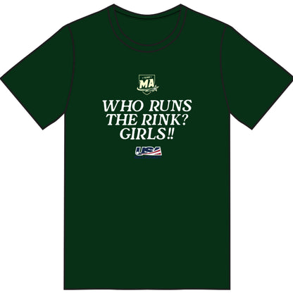 MA Future Stars T Shirt - Who Runs the Rink? (4 color options)