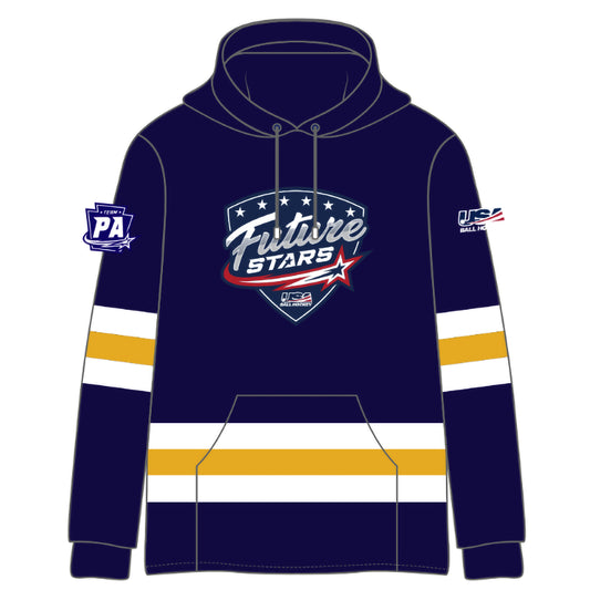 Future Stars Navy Hoodie (PA Emblem on Sleeve)