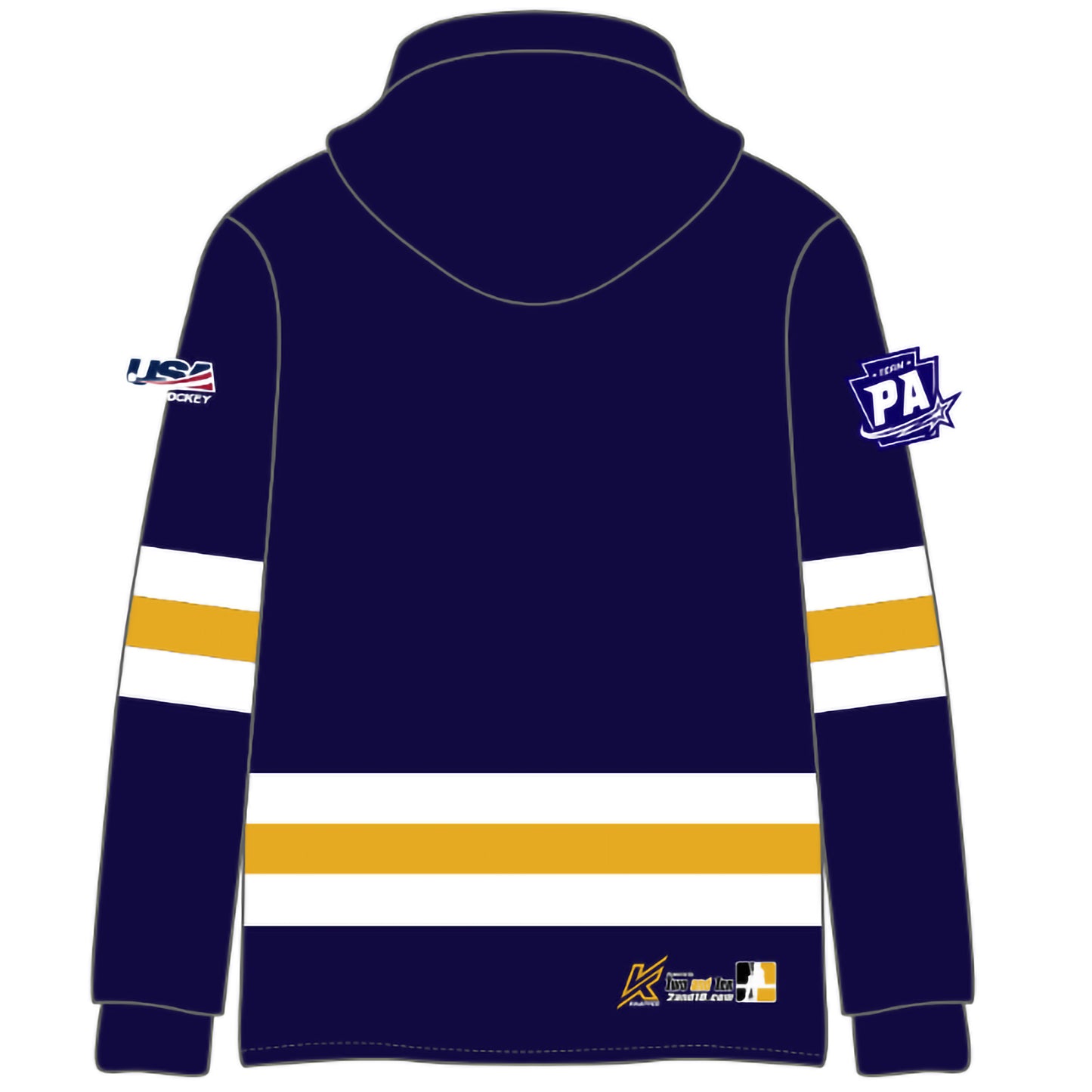 Future Stars Navy Hoodie (PA Emblem on Sleeve)