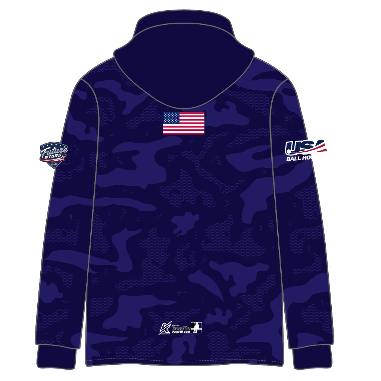 PA Future Stars Blue Camo Hoodie