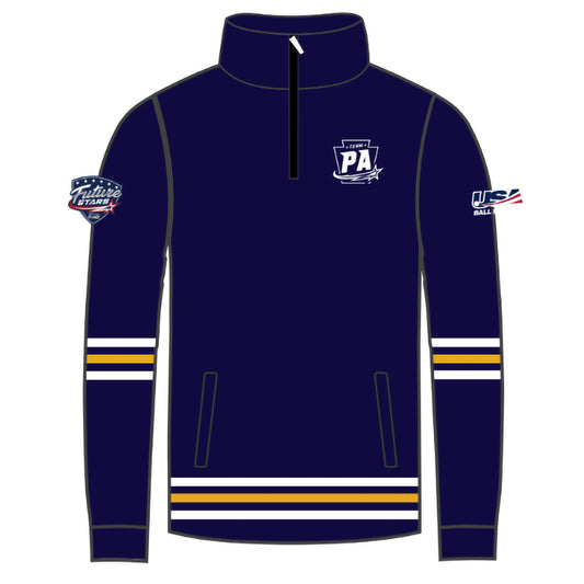 PA Future Stars 1/4 Zip Pullover (Team Emblem Front)