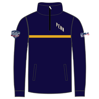 PA Future Stars 1/4 Zip Pullover (Block Text Front)