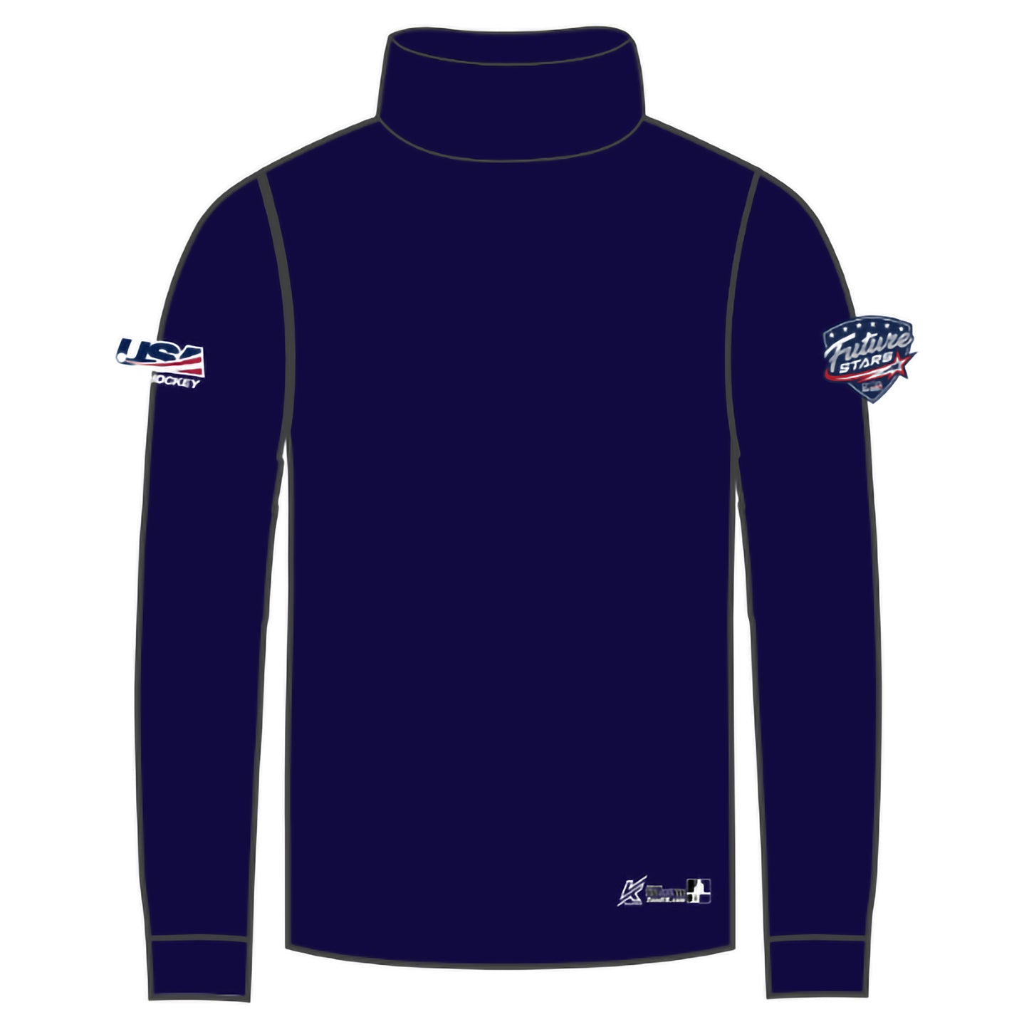 PA Future Stars 1/4 Zip Pullover (Block Text Front)