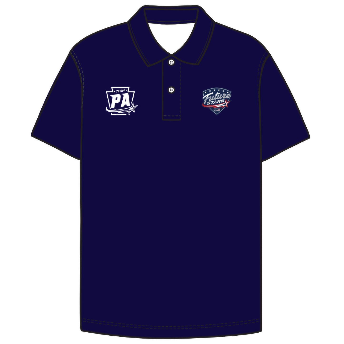 PA Future Stars Coach Polos (4 color options)