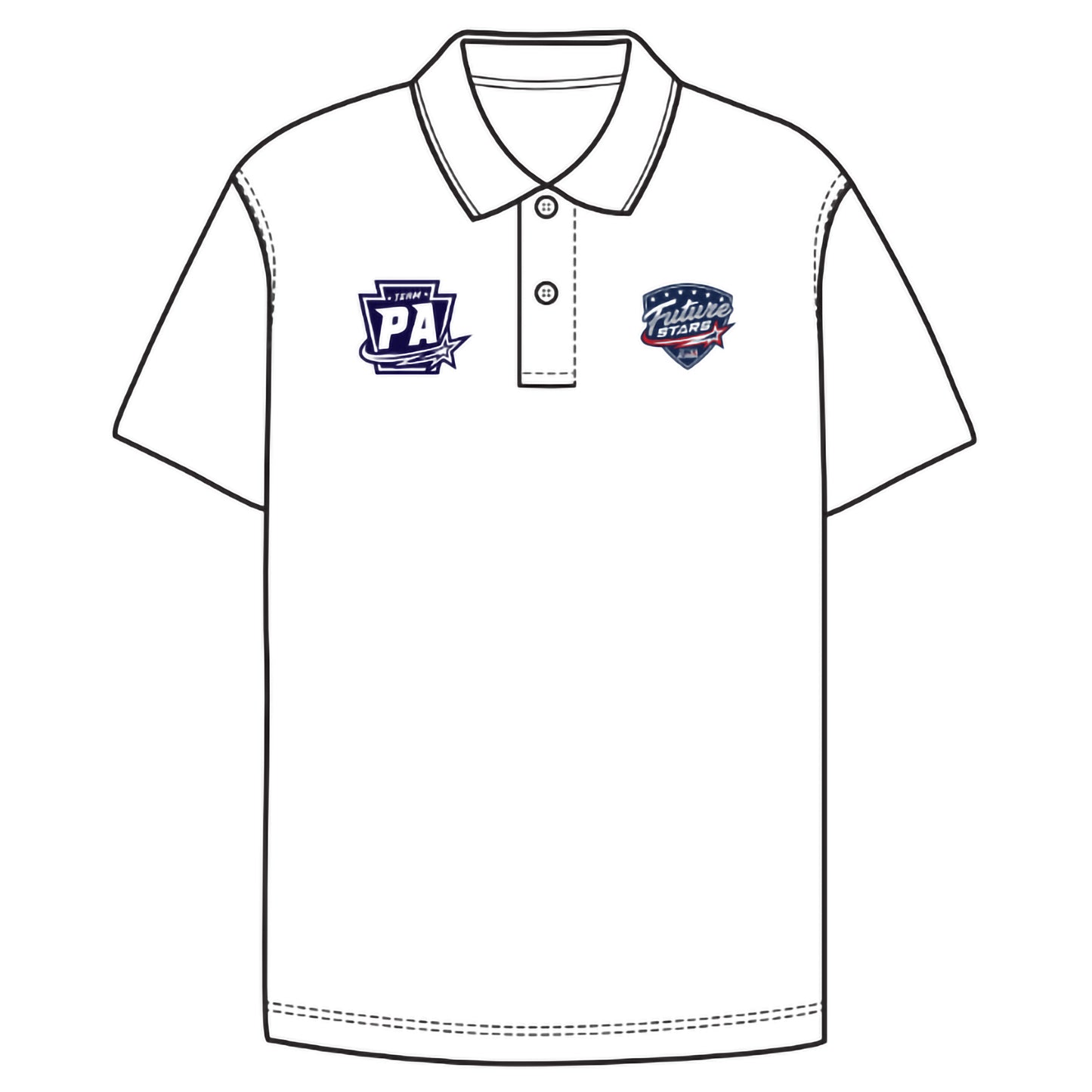 PA Future Stars Coach Polos (4 color options)
