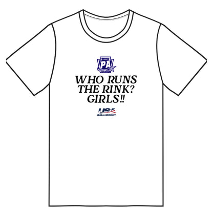 PA Future Stars T Shirt - Who Runs the Rink? (4 colors)