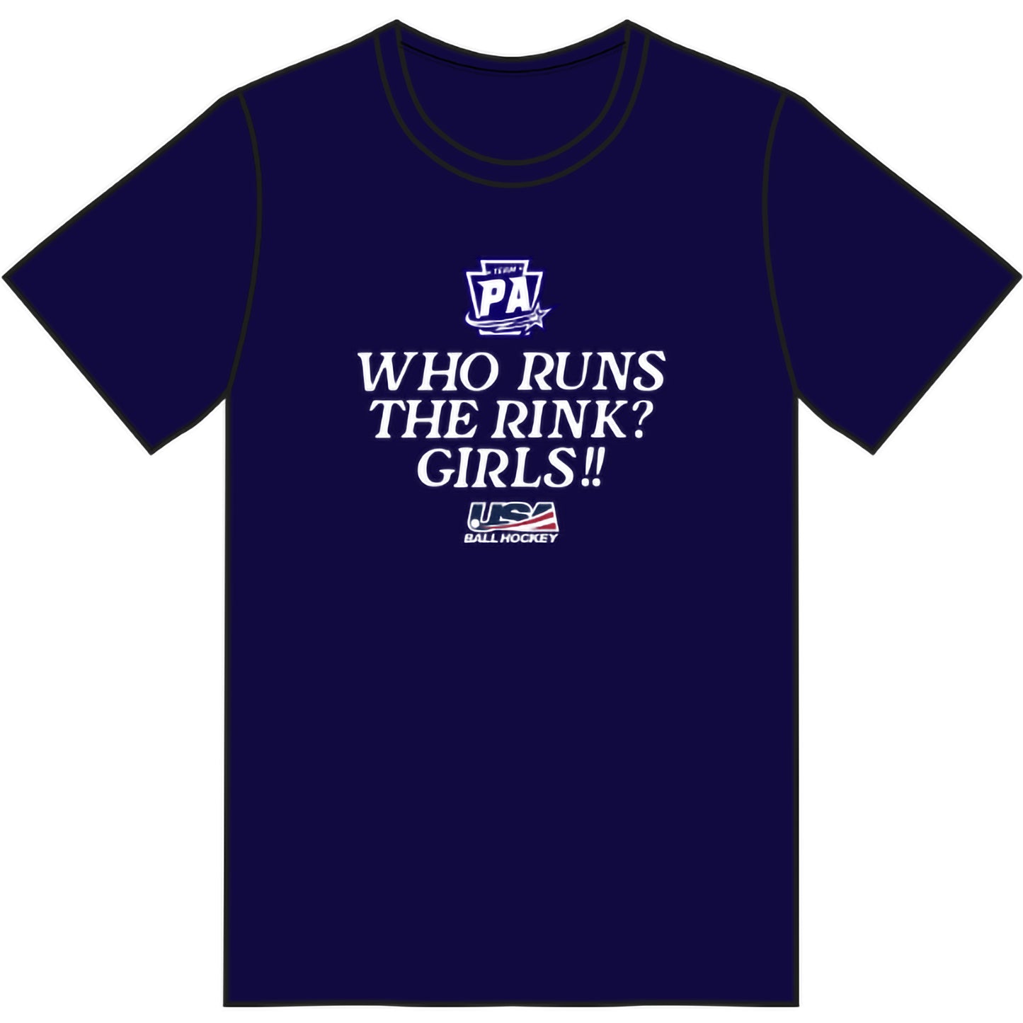 PA Future Stars T Shirt - Who Runs the Rink? (4 colors)