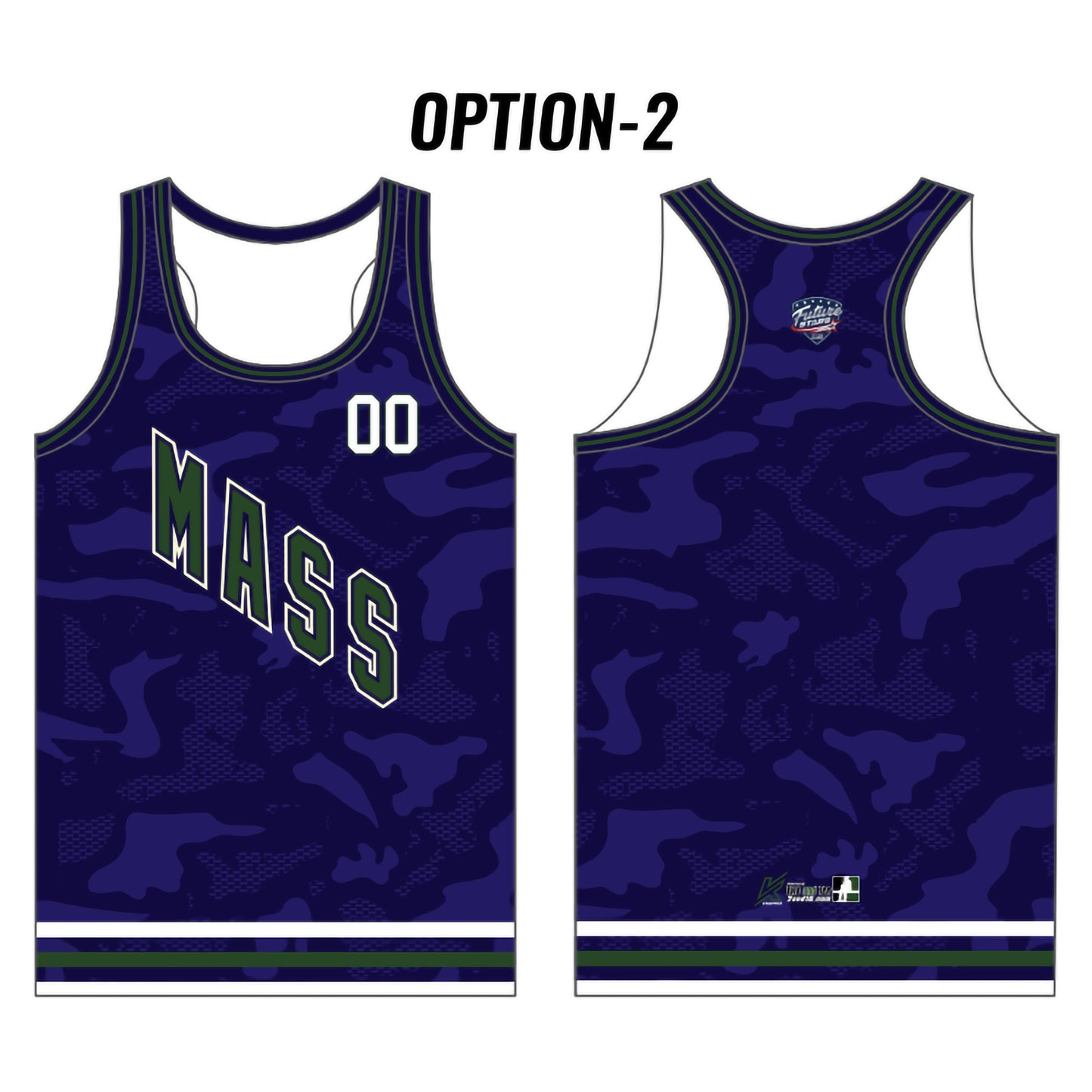MA Future Stars Customizable Blue Camo Tank Top (6 design options)