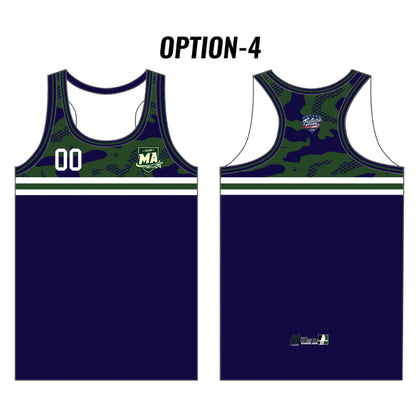 MA Future Stars Customizable Blue Camo Tank Top (6 design options)