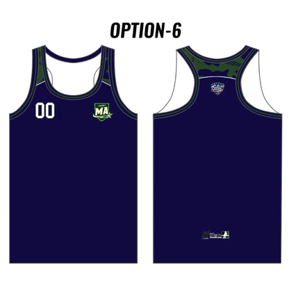 MA Future Stars Customizable Blue Camo Tank Top (6 design options)