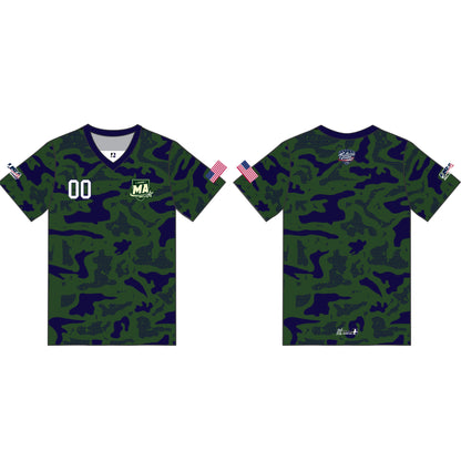Mass Future Stars Customizable Green Camo Short Sleeve