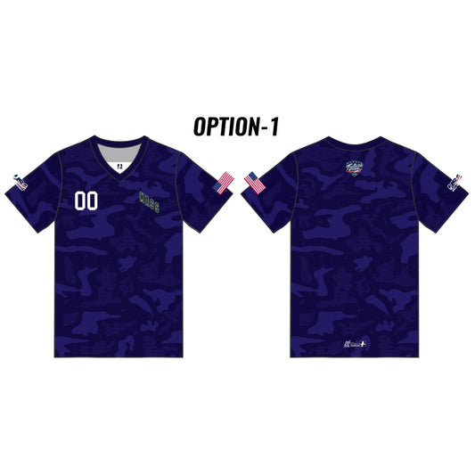 Mass Future Stars Customizable Blue Camo Short Sleeve (5 design options)