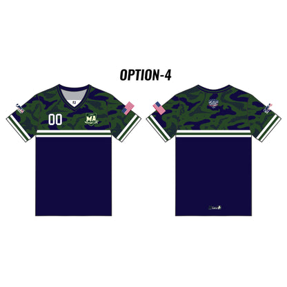 Mass Future Stars Customizable Blue Camo Short Sleeve (5 design options)