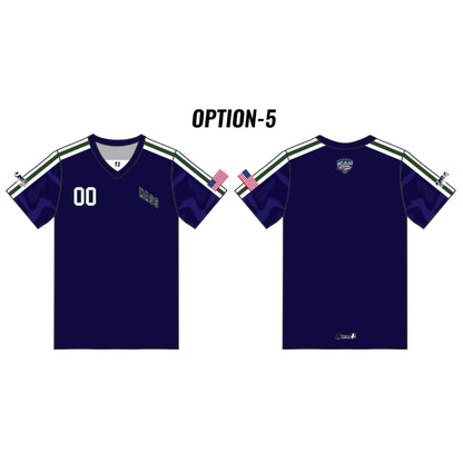 Mass Future Stars Customizable Blue Camo Short Sleeve (5 design options)