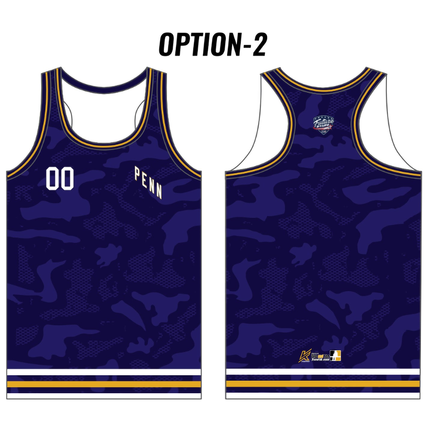 PA Future Stars Customizable Blue Camo Tank Top (6 design options)