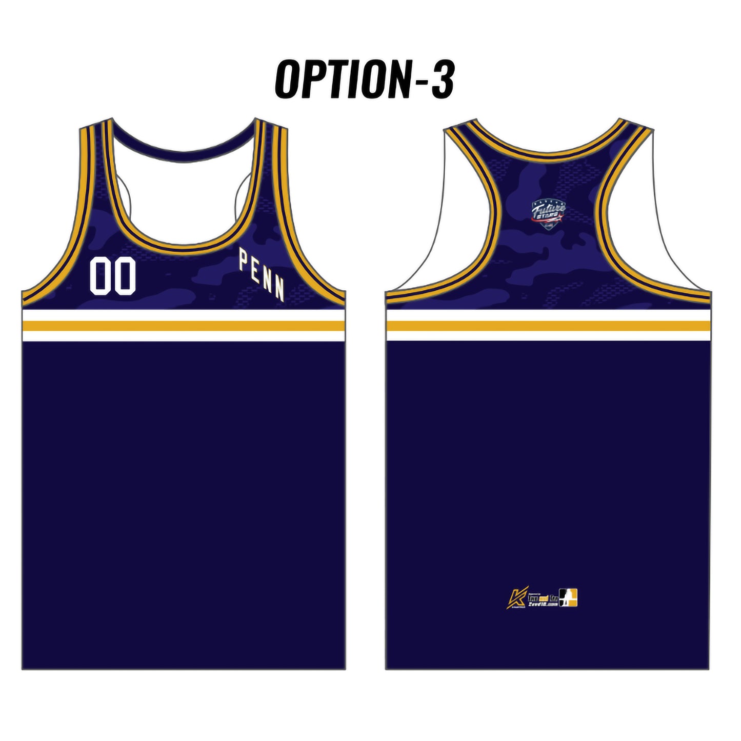 PA Future Stars Customizable Blue Camo Tank Top (6 design options)