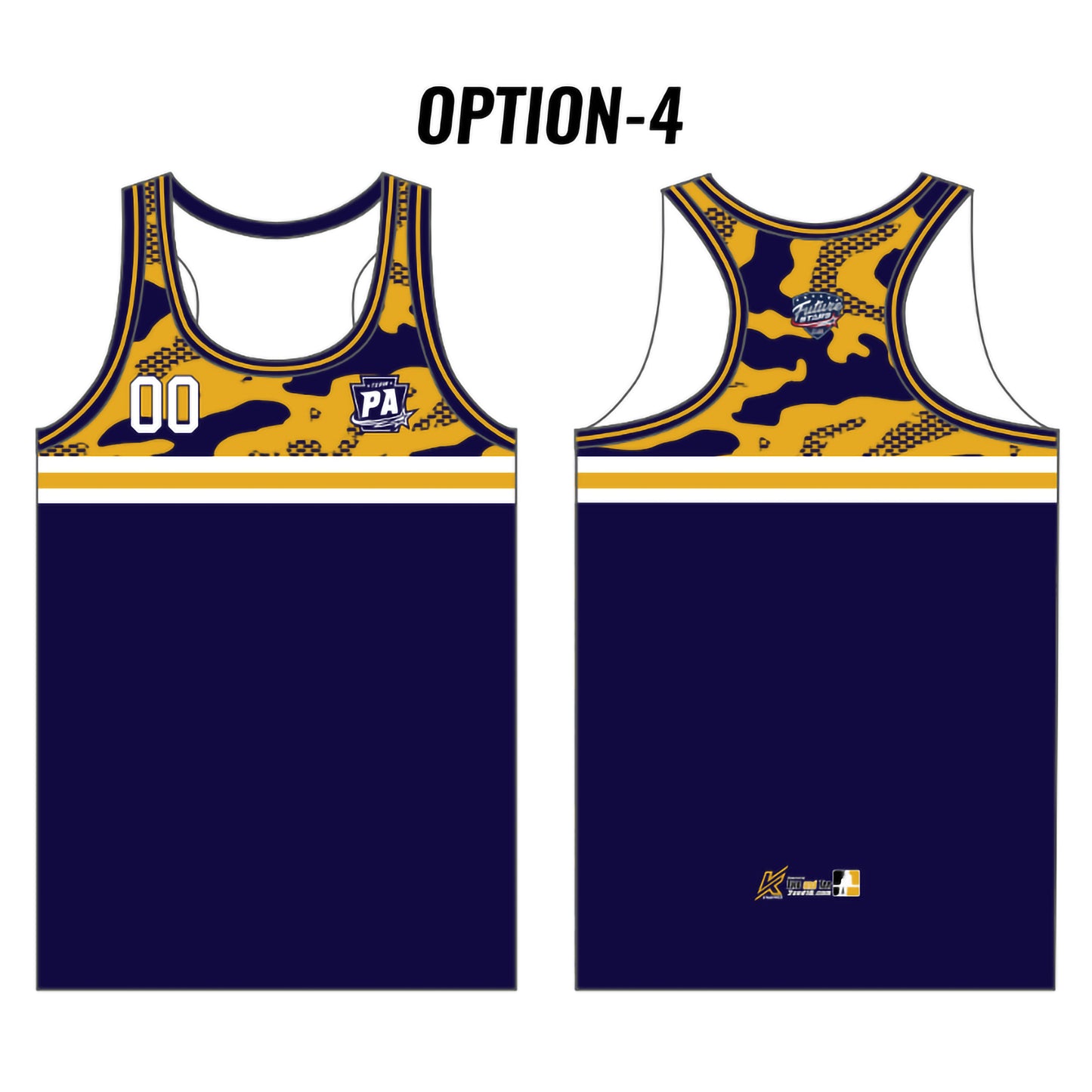 PA Future Stars Customizable Blue Camo Tank Top (6 design options)
