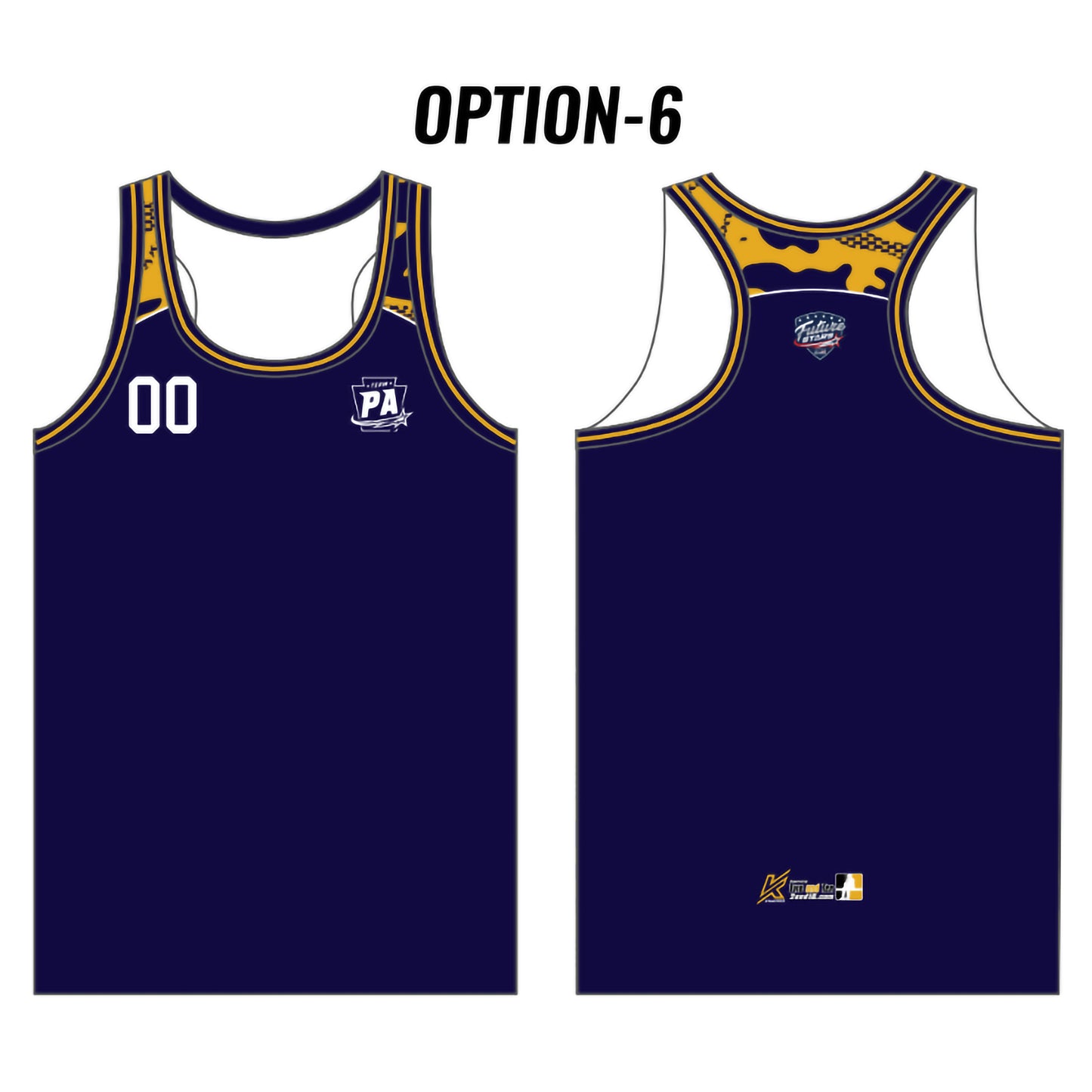 PA Future Stars Customizable Blue Camo Tank Top (6 design options)