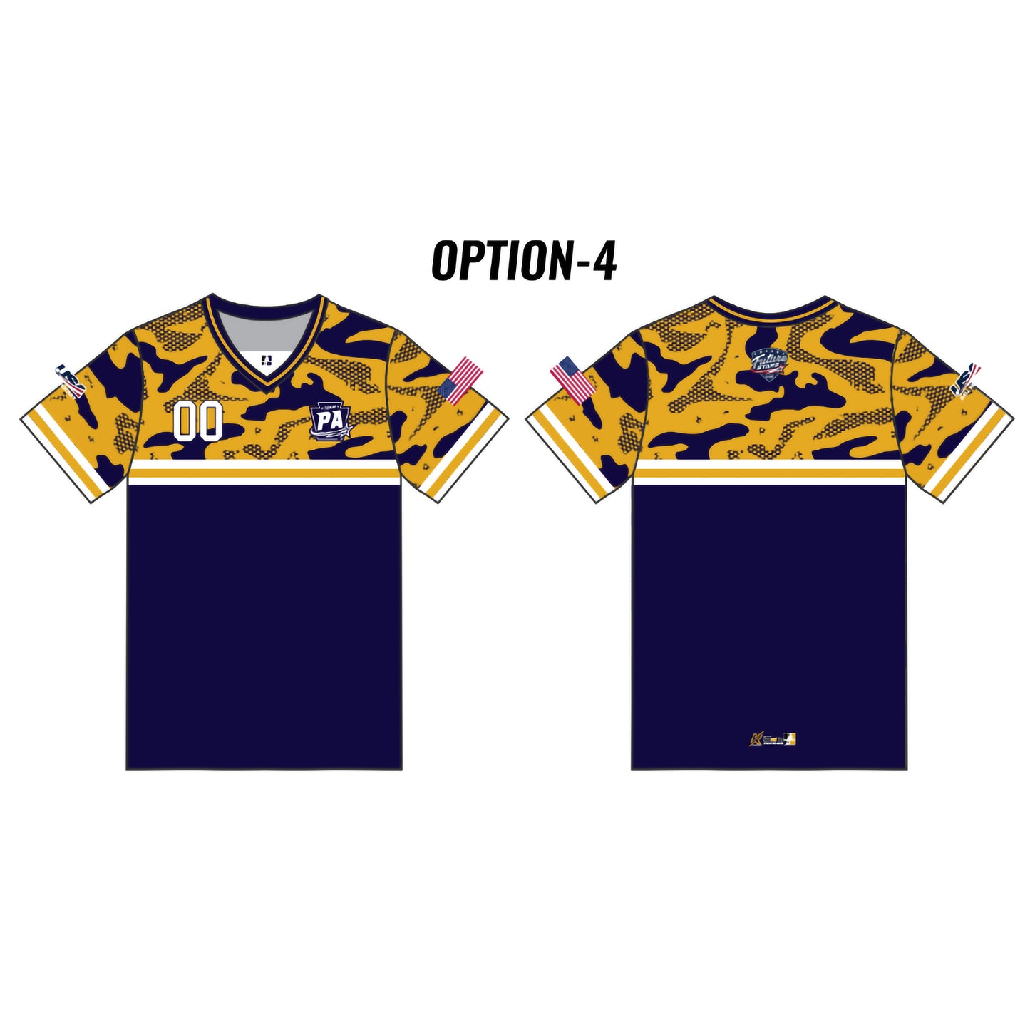 PA Future Stars Customizable Blue Camo Short Sleeve (5 design options)