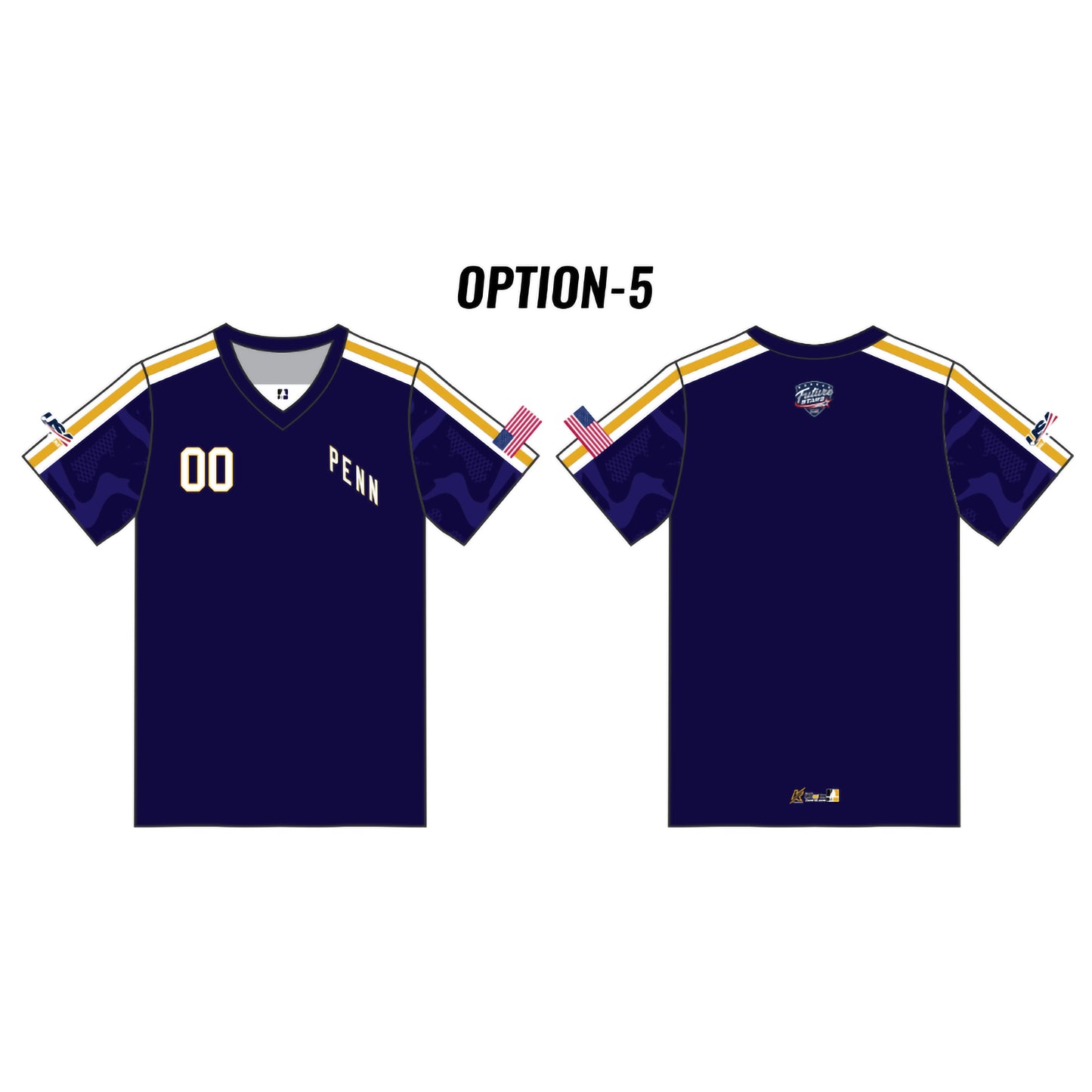 PA Future Stars Customizable Blue Camo Short Sleeve (5 design options)