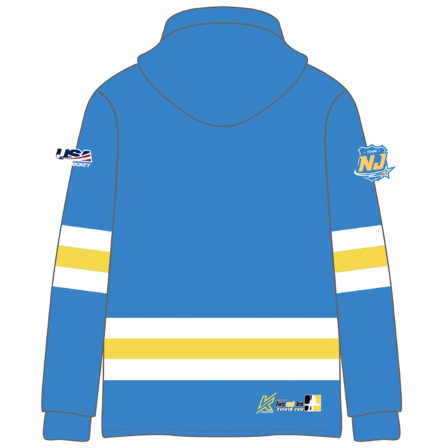 Future Stars Blue Hoodie (NJ Emblem on Sleeve)