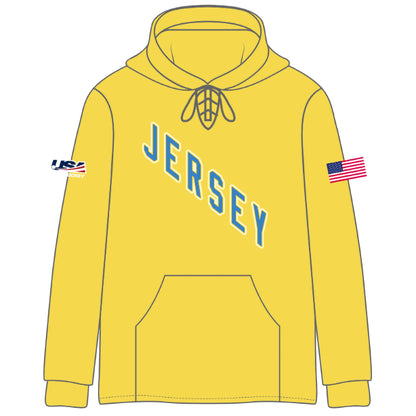 NJ FS Team Text Stitched Hoodies (4 color options)